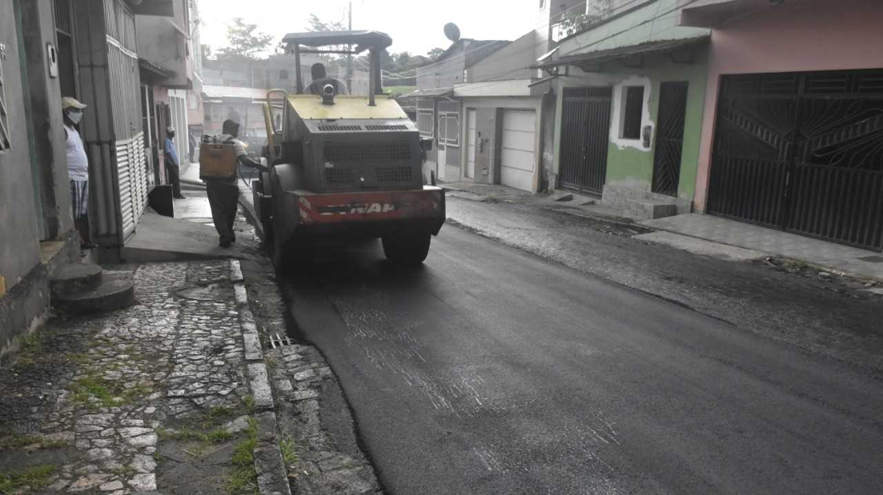 Camacã: O Asfalto na Cidade Alta em fase de conclusão